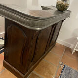 Tin bar counter from around 1920, approximately 1.70m.