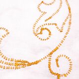 Doily or table path or center of table embroidered around 1970