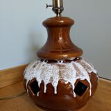 Ceramic lamp fat lava