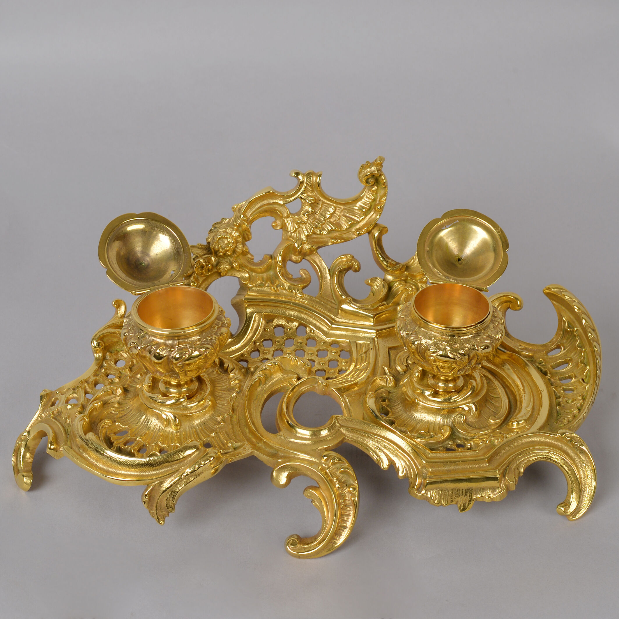 Gilded bronze writing board