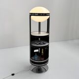 Bar Cabinet Pivotant avec Lampe Intégrée, 1960