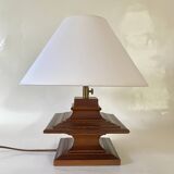 English lamp, fabric cable, cotton lampshade