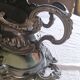 Antique jardinière sur son centre de table ovale, rocailles
