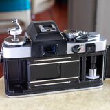 Minolta XE-5 + MC rokkor PG 50mm F1.4 + MC tele rokkor PG 135mm F2.8