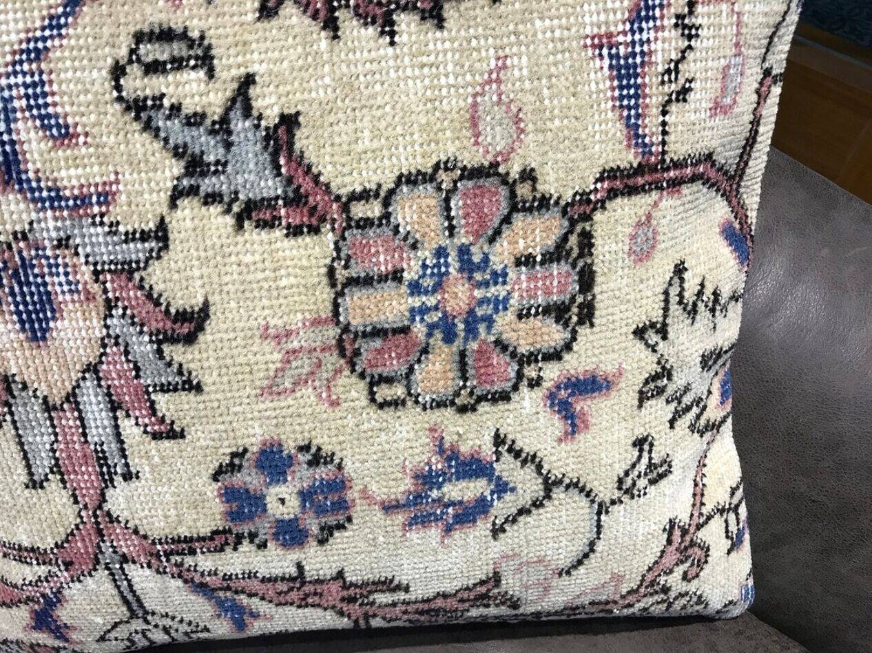 Housse de coussin artisanale bohème