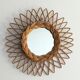 Sun rattan mirror 30cm