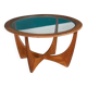 Retro Teak Round 'Astro' 'Fresco' Coffee Table By Victor Wilkins For G Plan