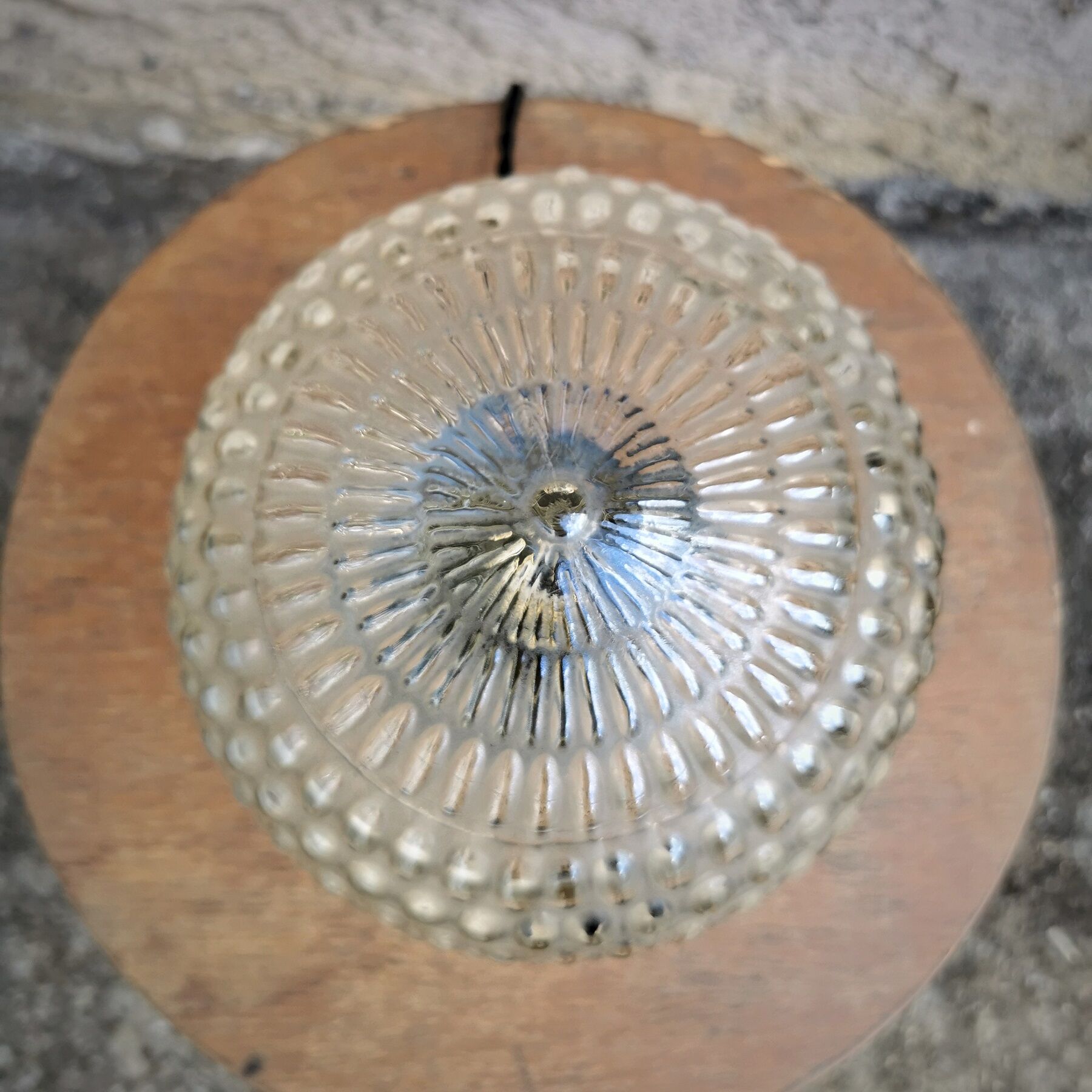 Table lamp, old vintage globe