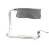 Peter hamburger, crylicord modernist crylicord desk lamp, knoll international, 1960s