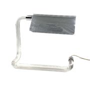 Peter hamburger, crylicord modernist crylicord desk lamp, knoll international, 1960s