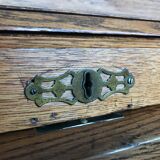 American solid solid oak cylinder desk from 1930