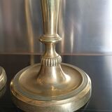 Pair of gilded bronze candlesticks