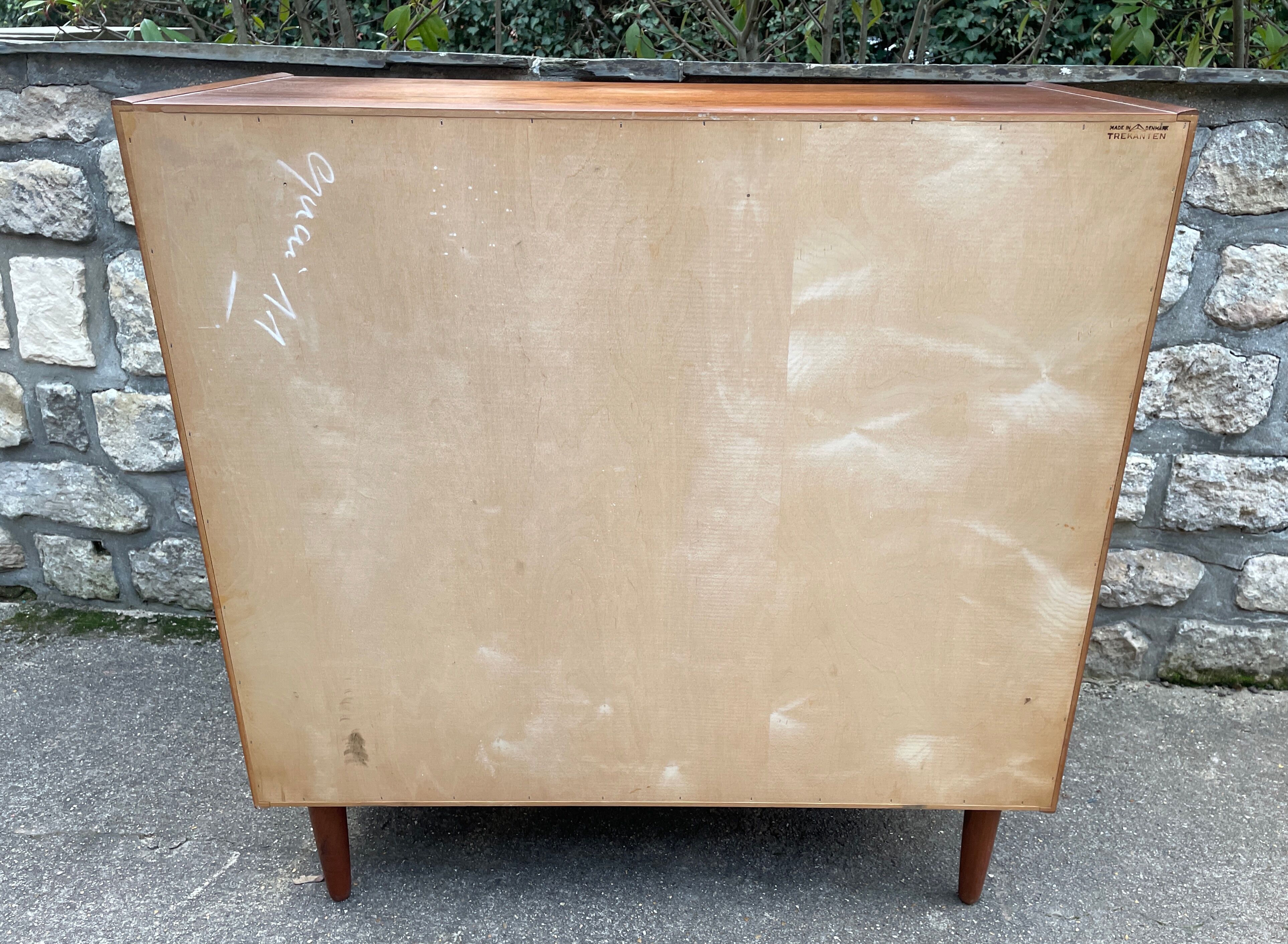 Danish teak chest of drawers for Trekanten 1960's, Denmark