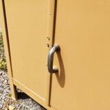 Small vintage painted metal accent furniture