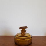 Old amber bottle
