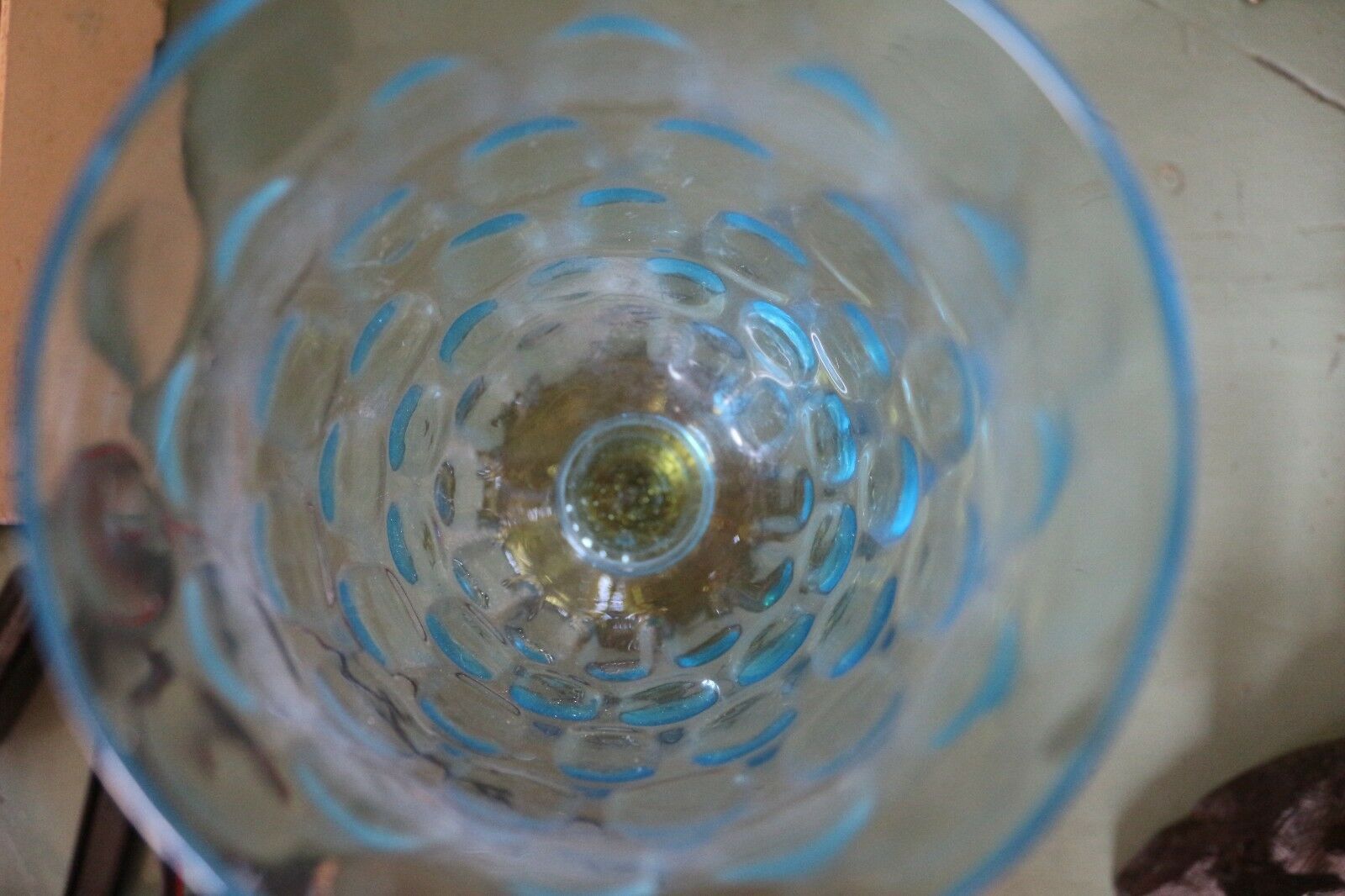 19th century glass vase