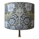 Art Nouveau lampshade flowers