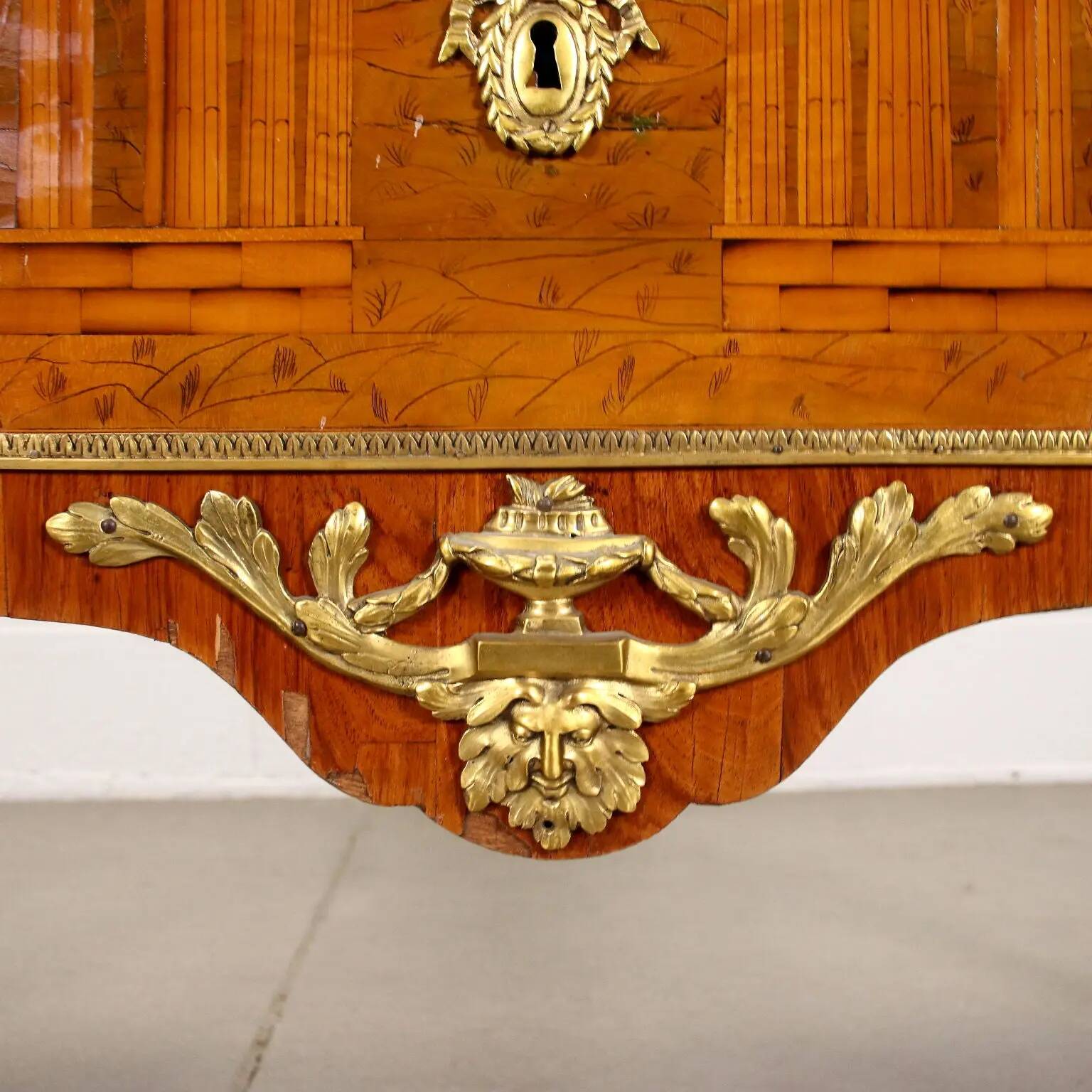 Neoclassical maple commode, France, 18th century