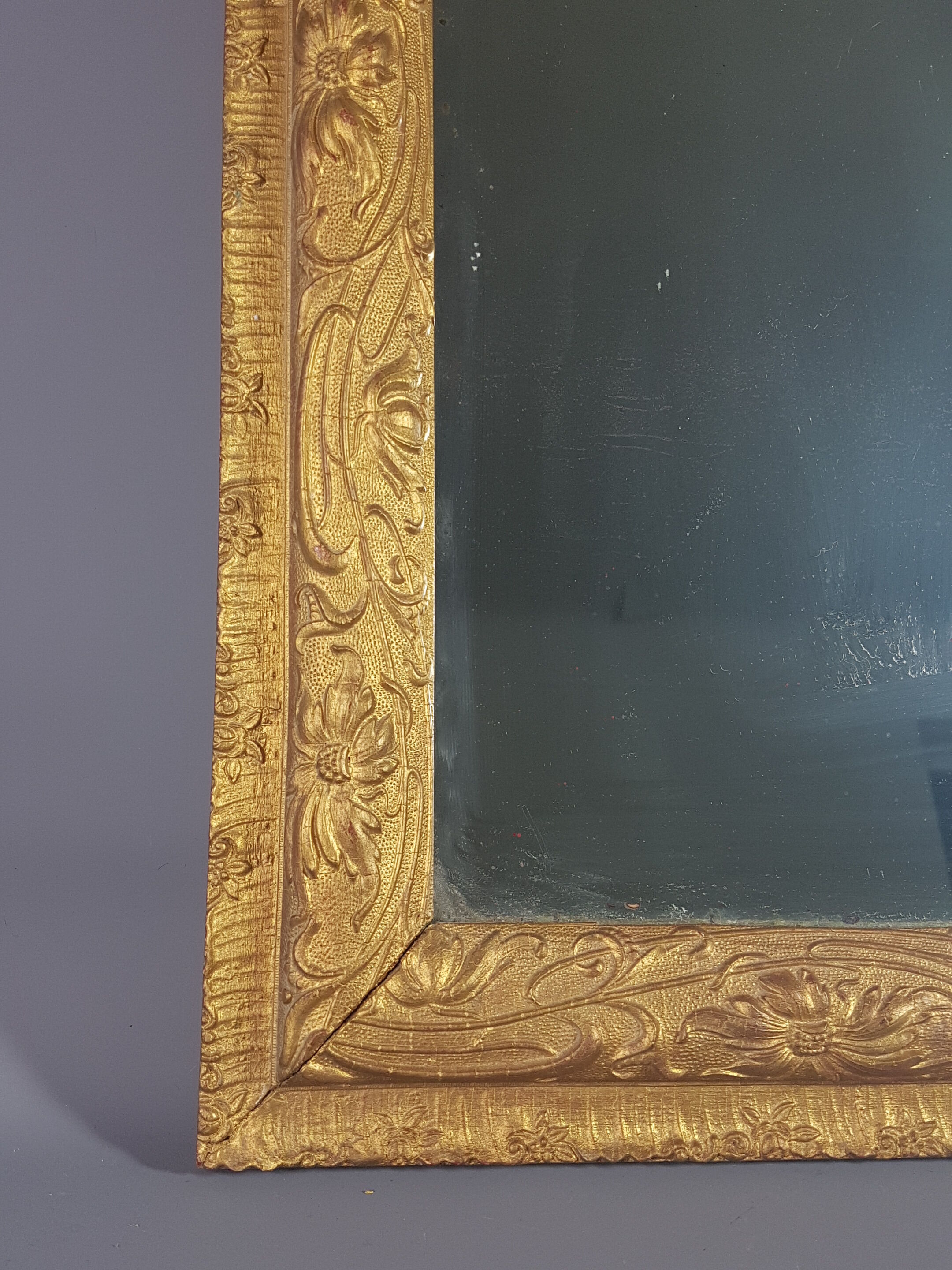 Old mirror, Art Nouveau 60x50 cm