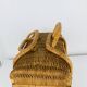 Vintage rattan basket, 1960s