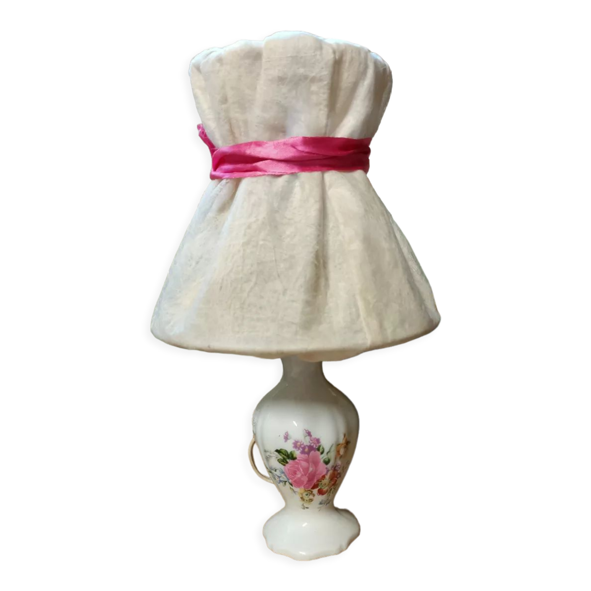 Porcelain bedside lamp