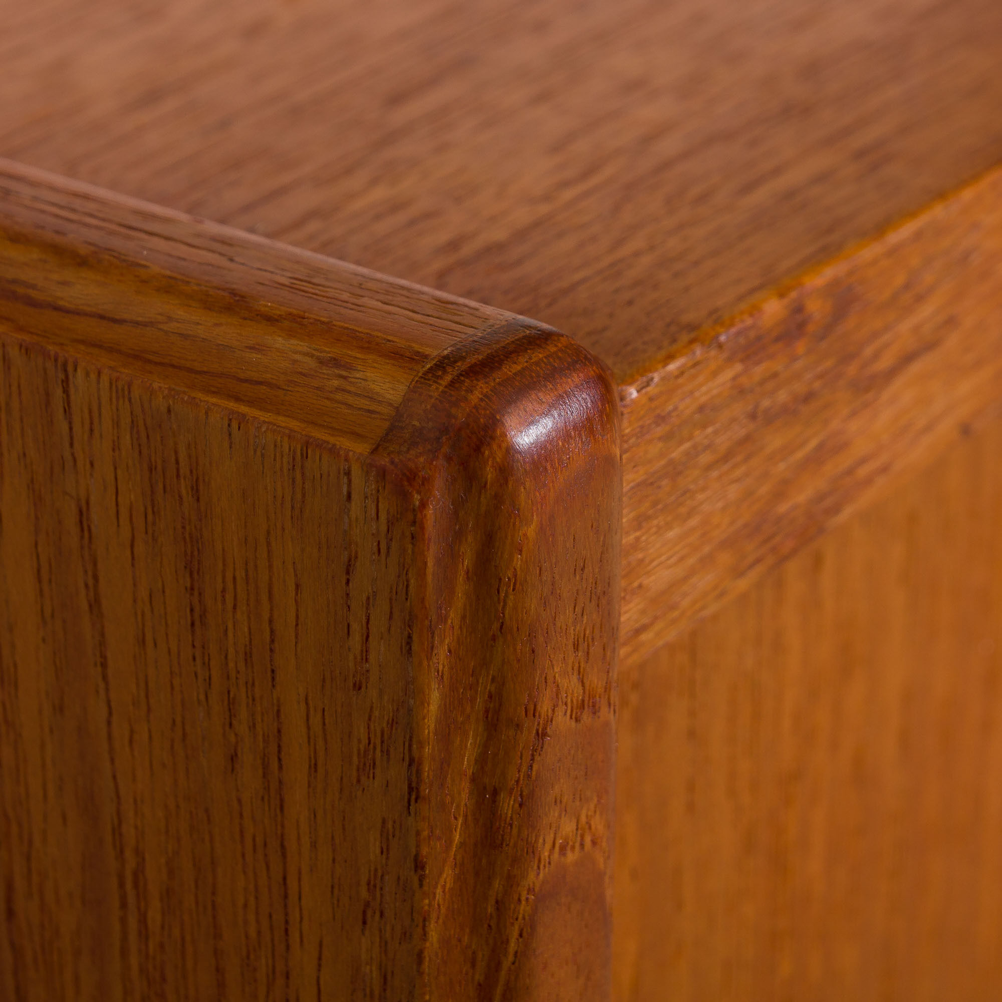 Norwegian mid-century bookshelf credenza in teak, 60s