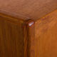 Norwegian mid-century bookshelf credenza in teak, 60s