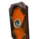 Vintage ceramic wall sconce, fat lava