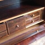 18th century secretary in Cuban mahogany