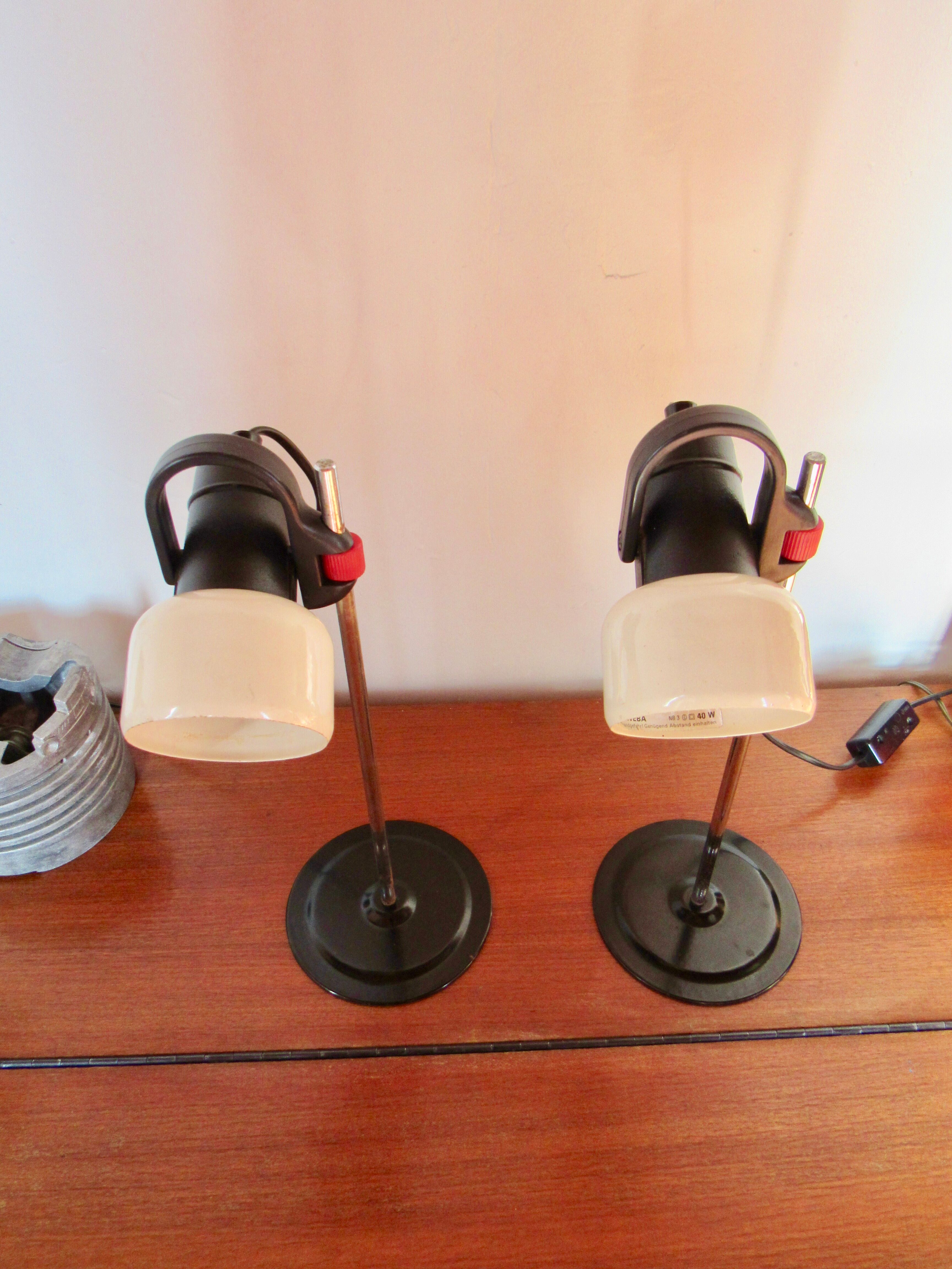 Paire de lampes des années 70