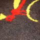 Tapis Contemporain ORA Hooked en Laine (73cm x 144cm), Édition Unique, Made