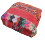 Moroccan carpet pouf