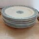 10 old flat plates Terre de fer