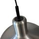 Brushed metal vintage suspension / seventies chandelier