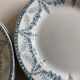 Set of 5 plates of earthenware Creil and Montereau early 20th