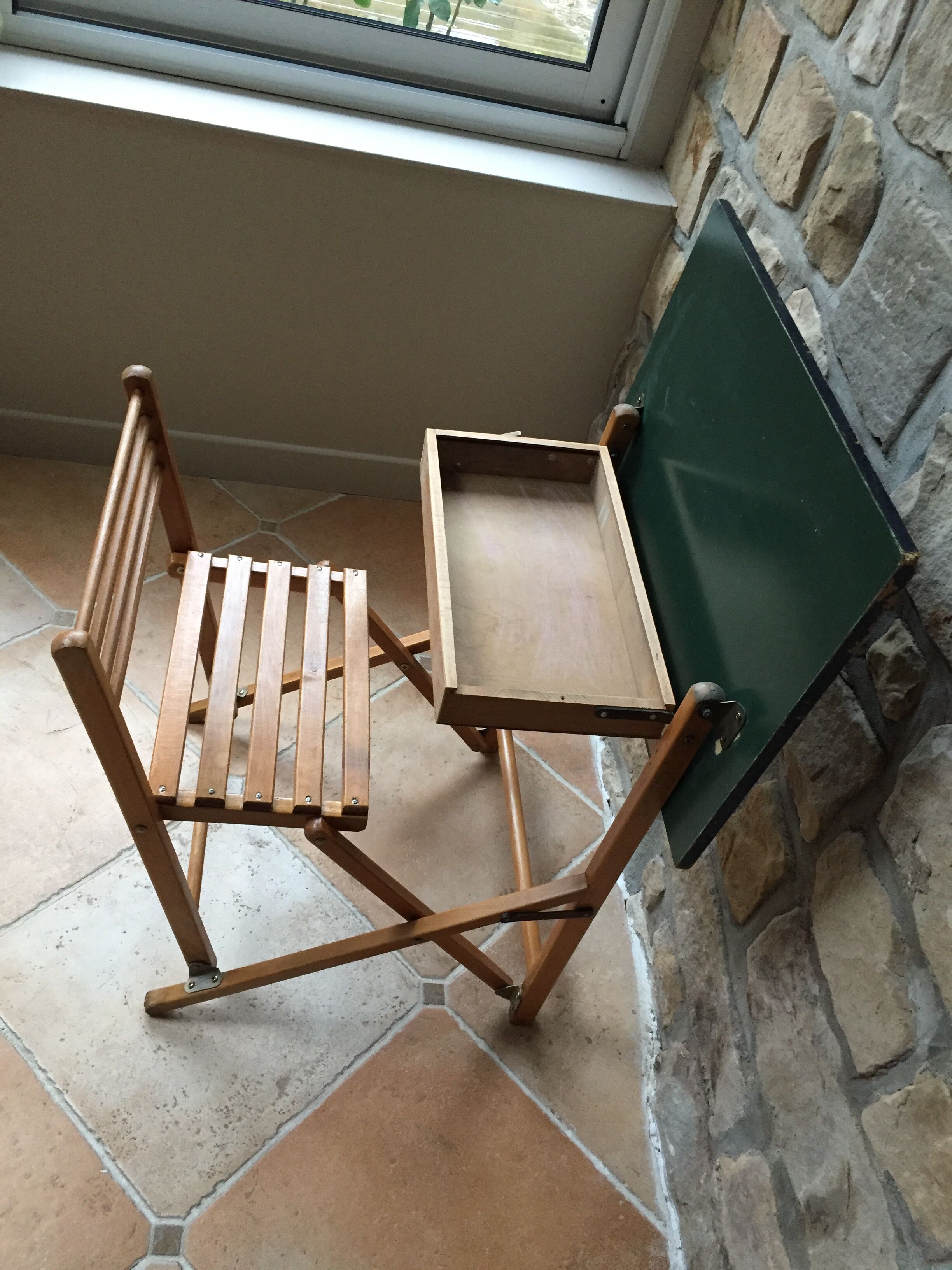 Children's desk foldable wooden 50/60