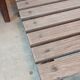 Banc métal et bois