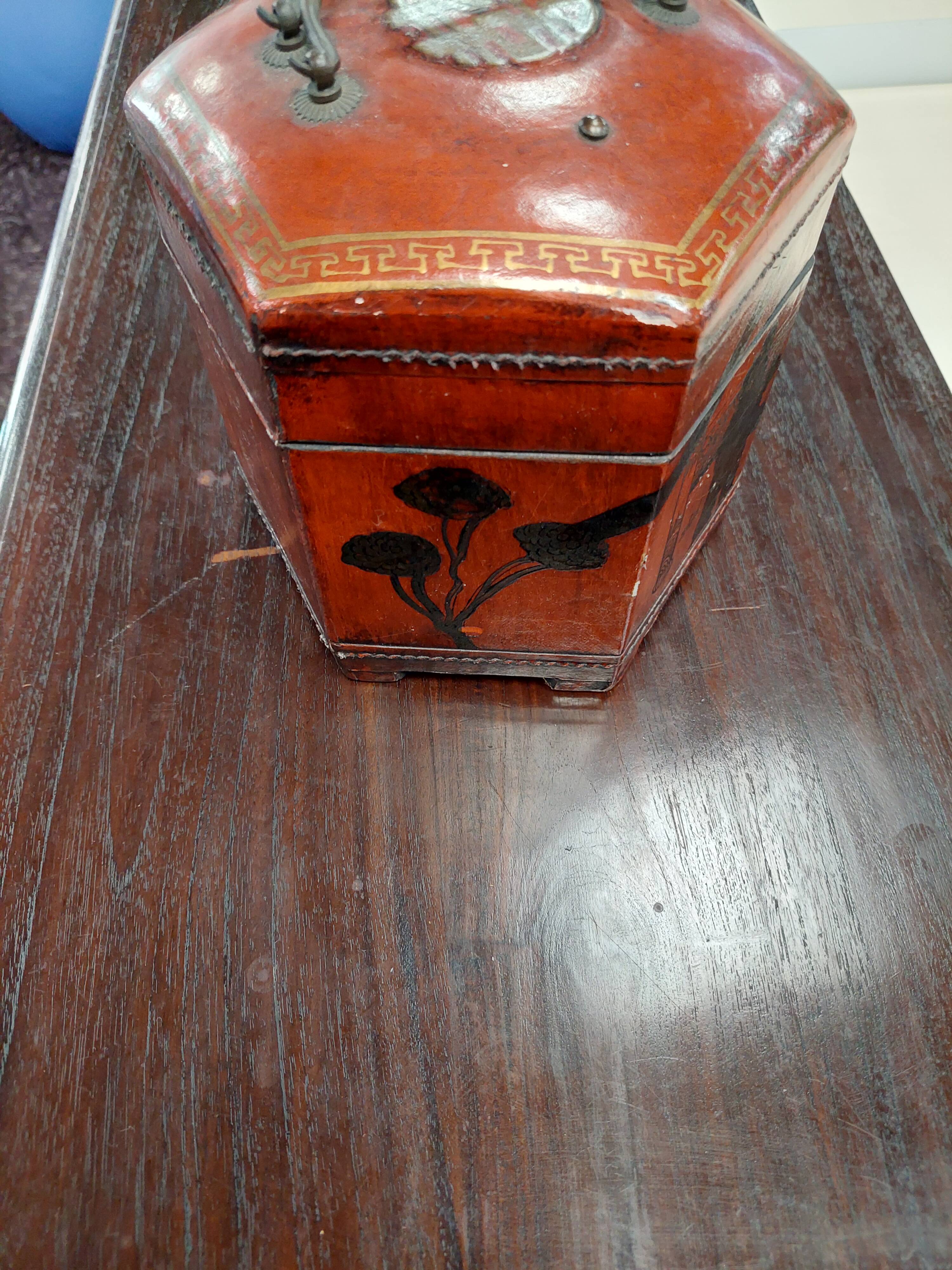 Used octagonal Chinese chest