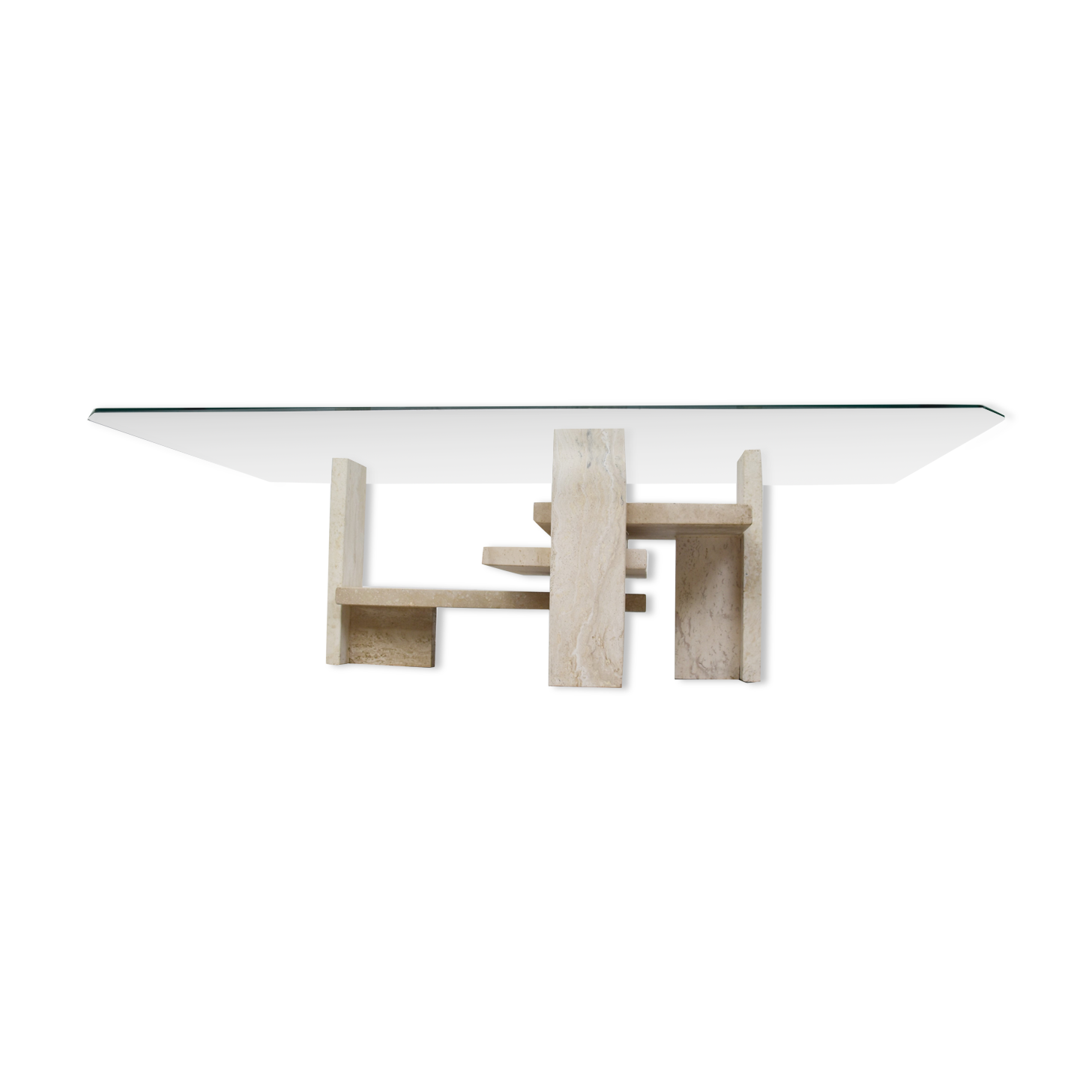 Vintage coffee table by Willy Ballez, 1970s