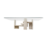 Vintage coffee table by Willy Ballez, 1970s