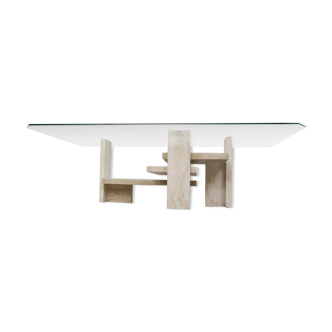 Vintage coffee table by Willy Ballez, 1970s