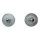 Pair of Space-age wall lights by Peill & Putzler, blown Murano glass, Germany, 1970