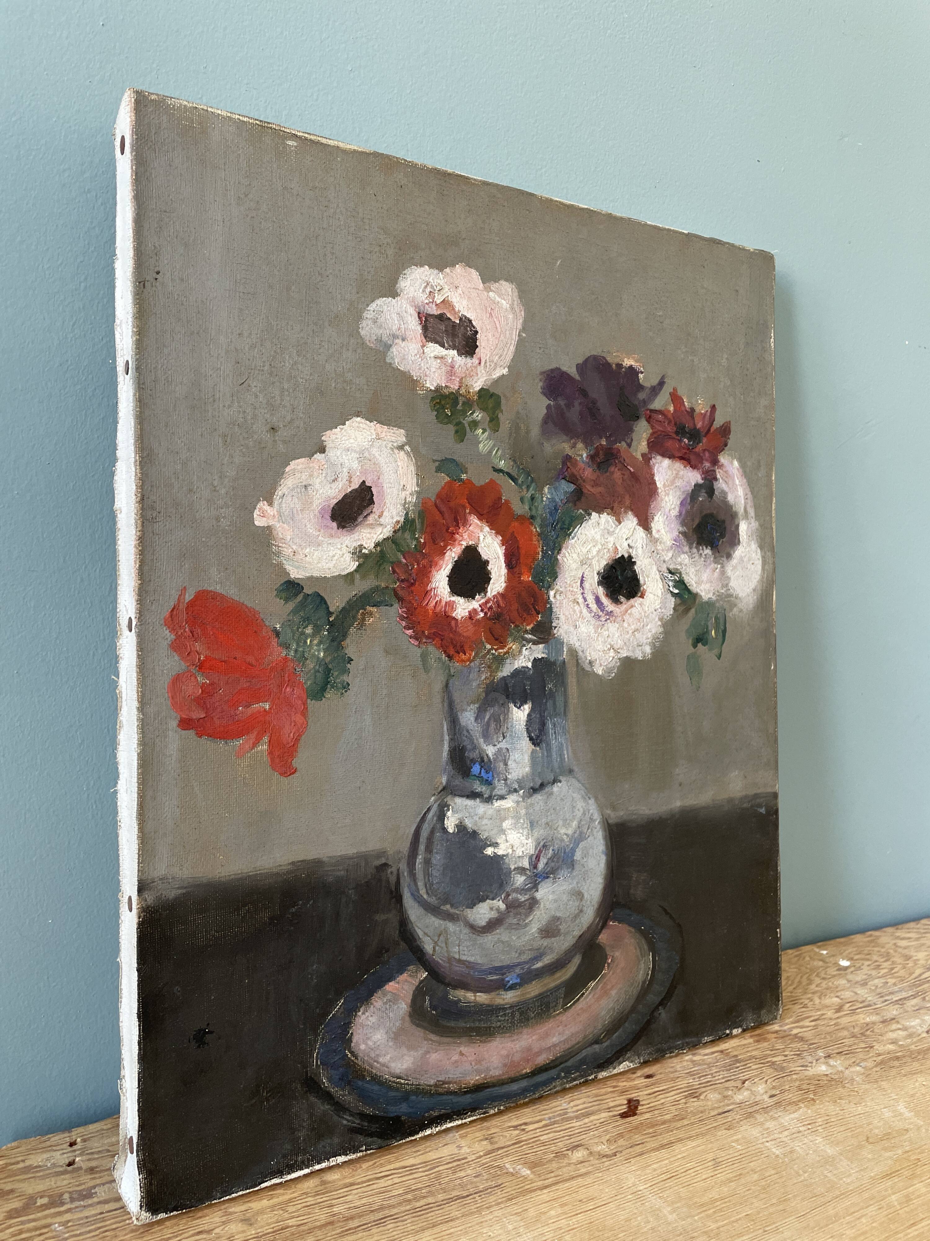 Tableau ancien, nature morte, début XXème