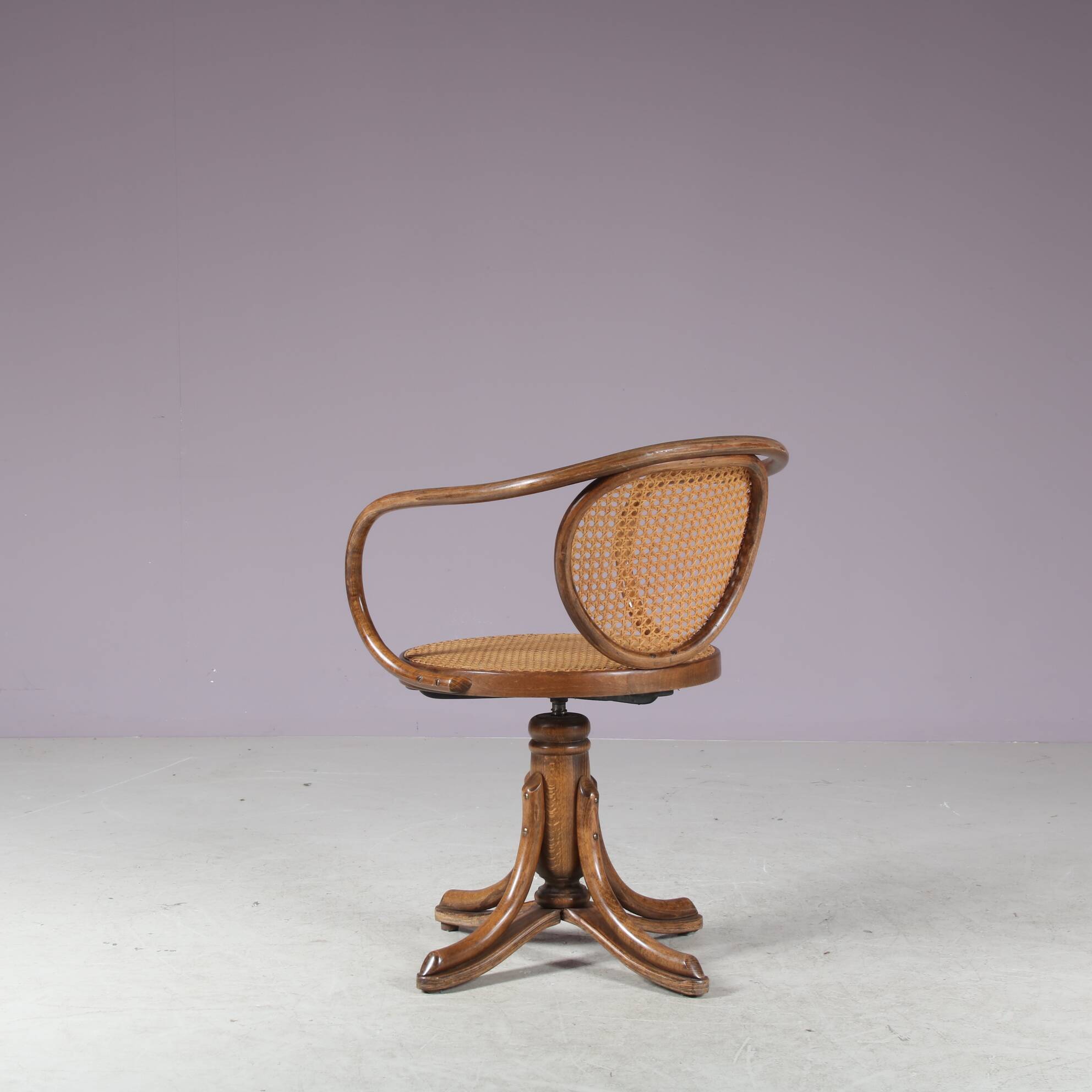 1950s desk chair “5501” by Thonet for ZPM Radomsko, Poland