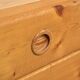 Nightstand made of solid pine, circa 1975.