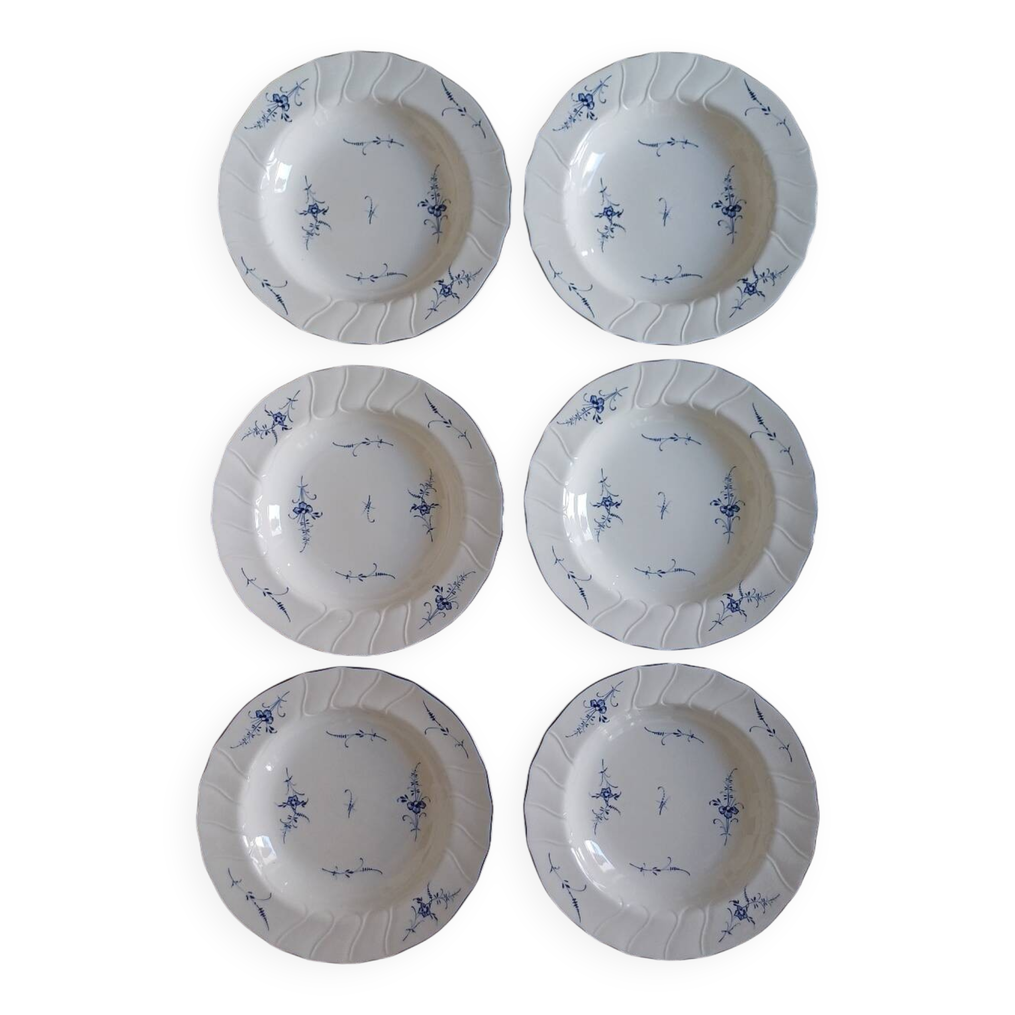 Set of soup plates Vieux Luxembourg Villeroy and Boch