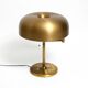 Extraordinary heavy 1960s XXL brass table lamp by Staff with a swivel joint