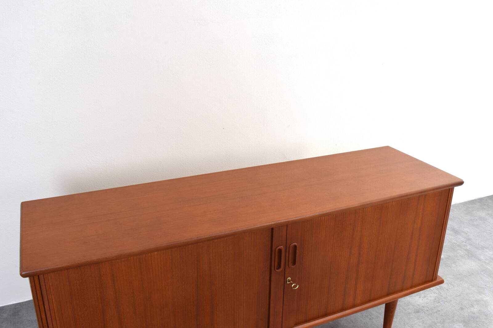 Mid-Century Danish Teak Tambour Sideboard, 1960s