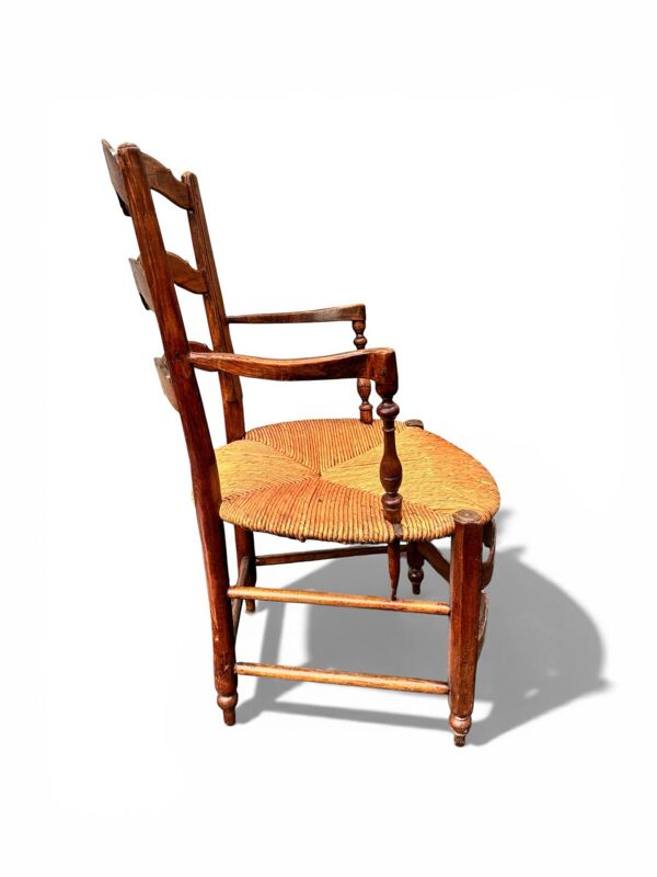 Fauteuil provençal ancien 18-19eme mobilier régional