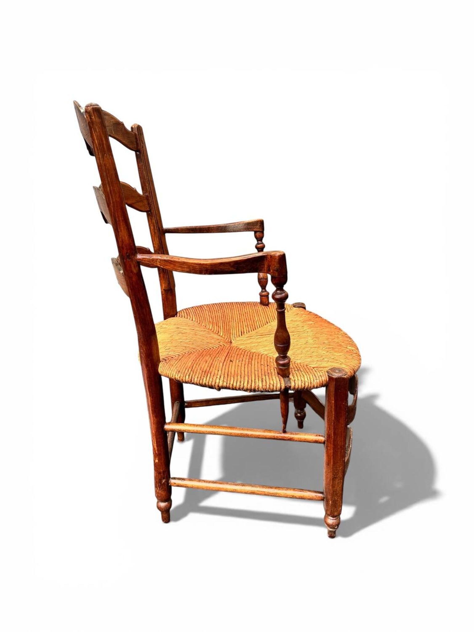 Fauteuil provençal ancien 18-19eme mobilier régional